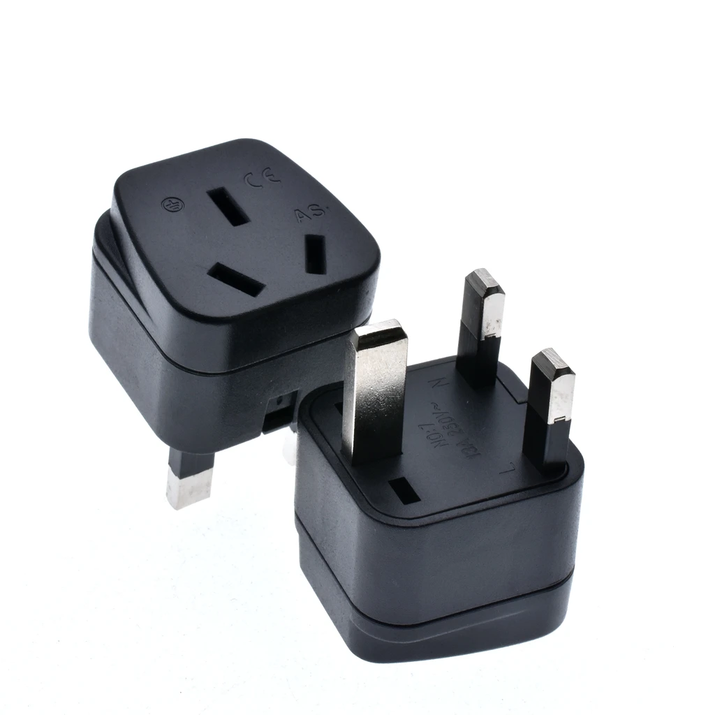 Australia 3-Prong New Zealand China To HK UK Power Adapter With Safety  Shutter  Plug Singapore Malaysia Converter Type G