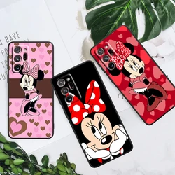 Mickey Minnie Mouse Cartoon For Samsung Note 20 10 Ultra Plus A31 A14 A12 A70 A34 A25 A04 A05 A15 A24 5G Black TPU Phone Case