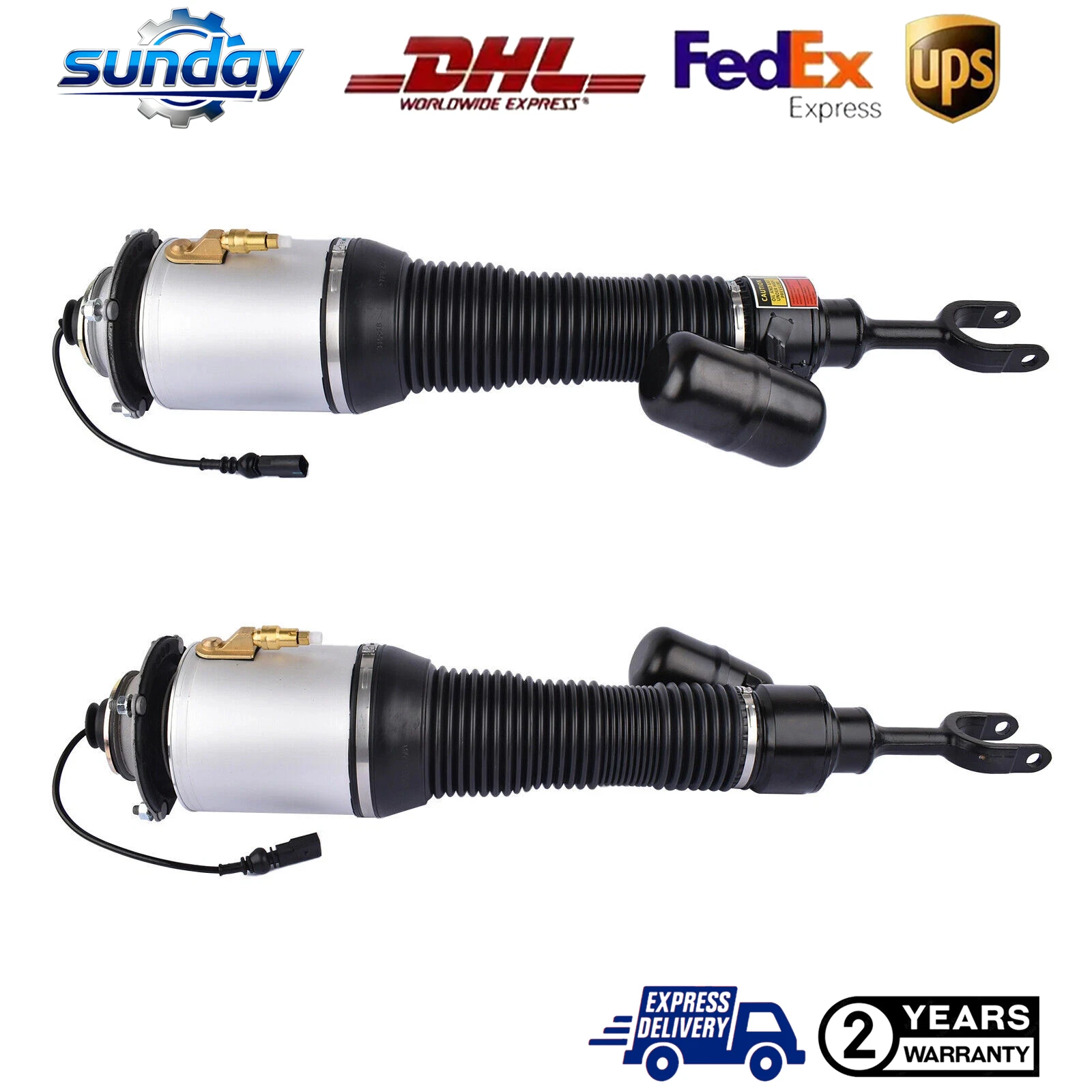 

Пара передних левых и правых амортизаторов пневмоподвески 3D0616039D 3D0616040D для VW PHAETON V8, BENTLEY Continental GT, Flying Spur