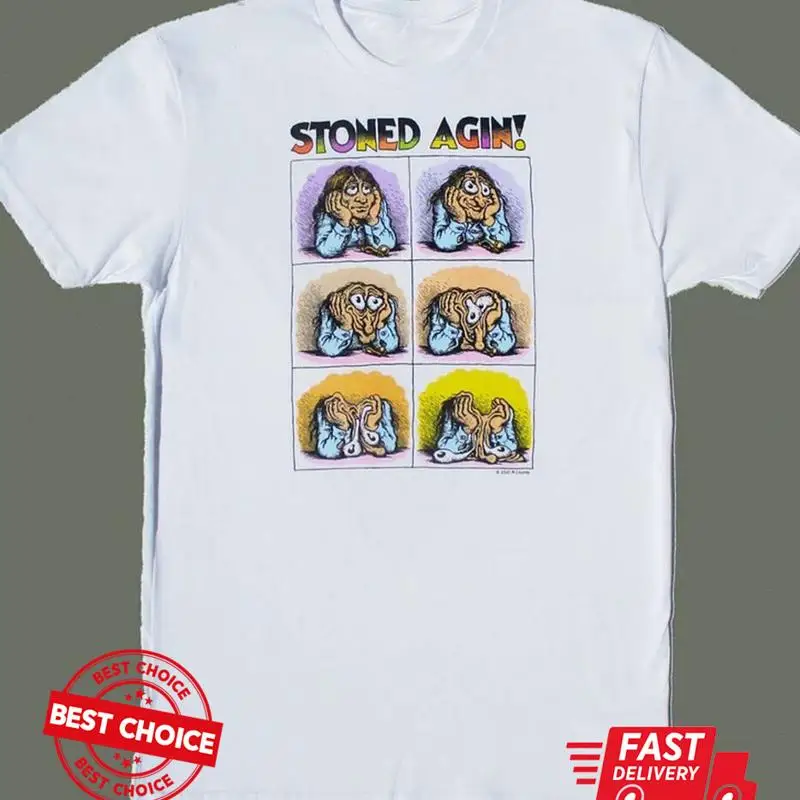 Stoned Again Agin T Shirt Robert Crumb S 3Xl