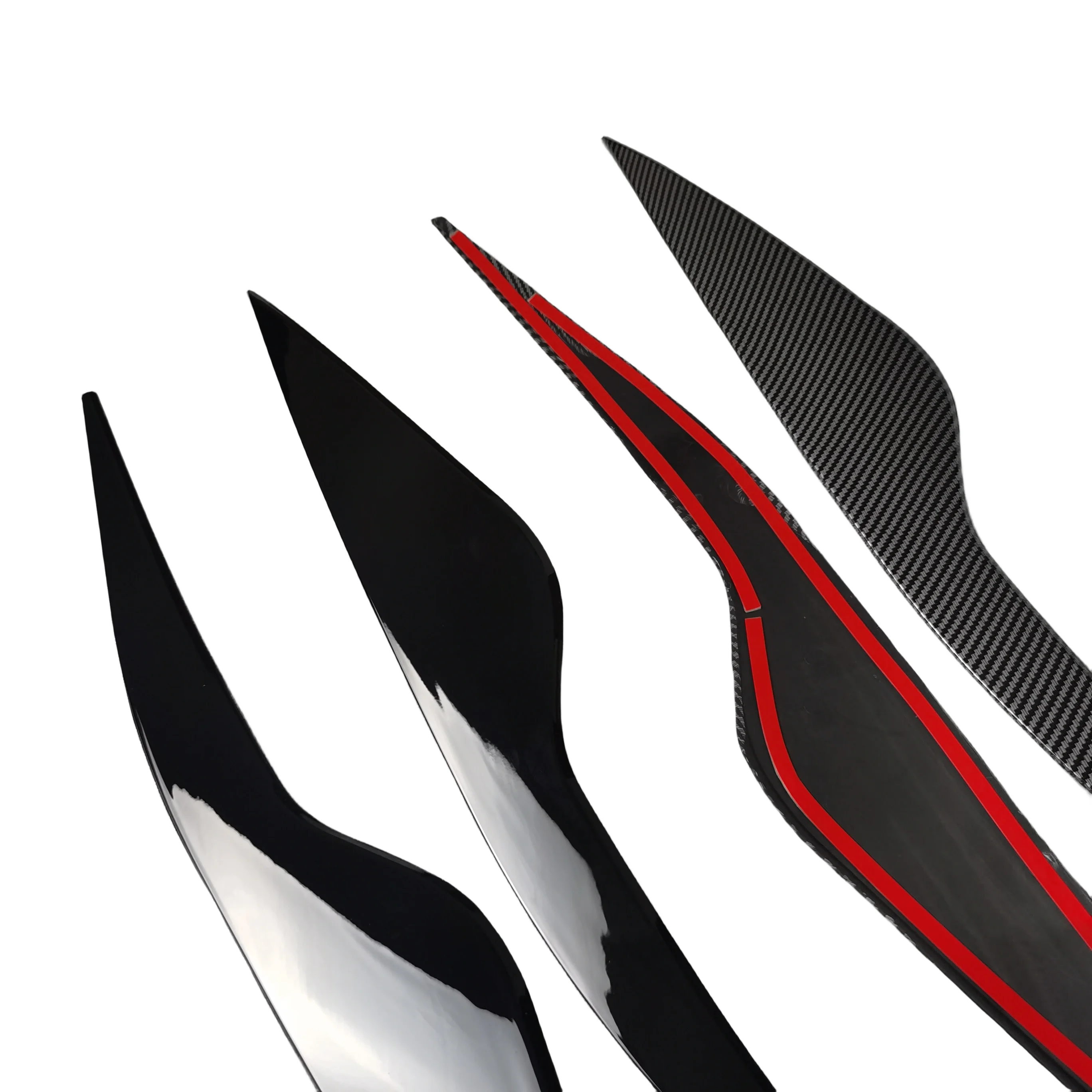 For Focus MK2 MK2.5 2008-2011 Front Headlight Eyelid Eyebrow Trim Head Lamp Decorative Cover Sticker Car Accessories Body Kits