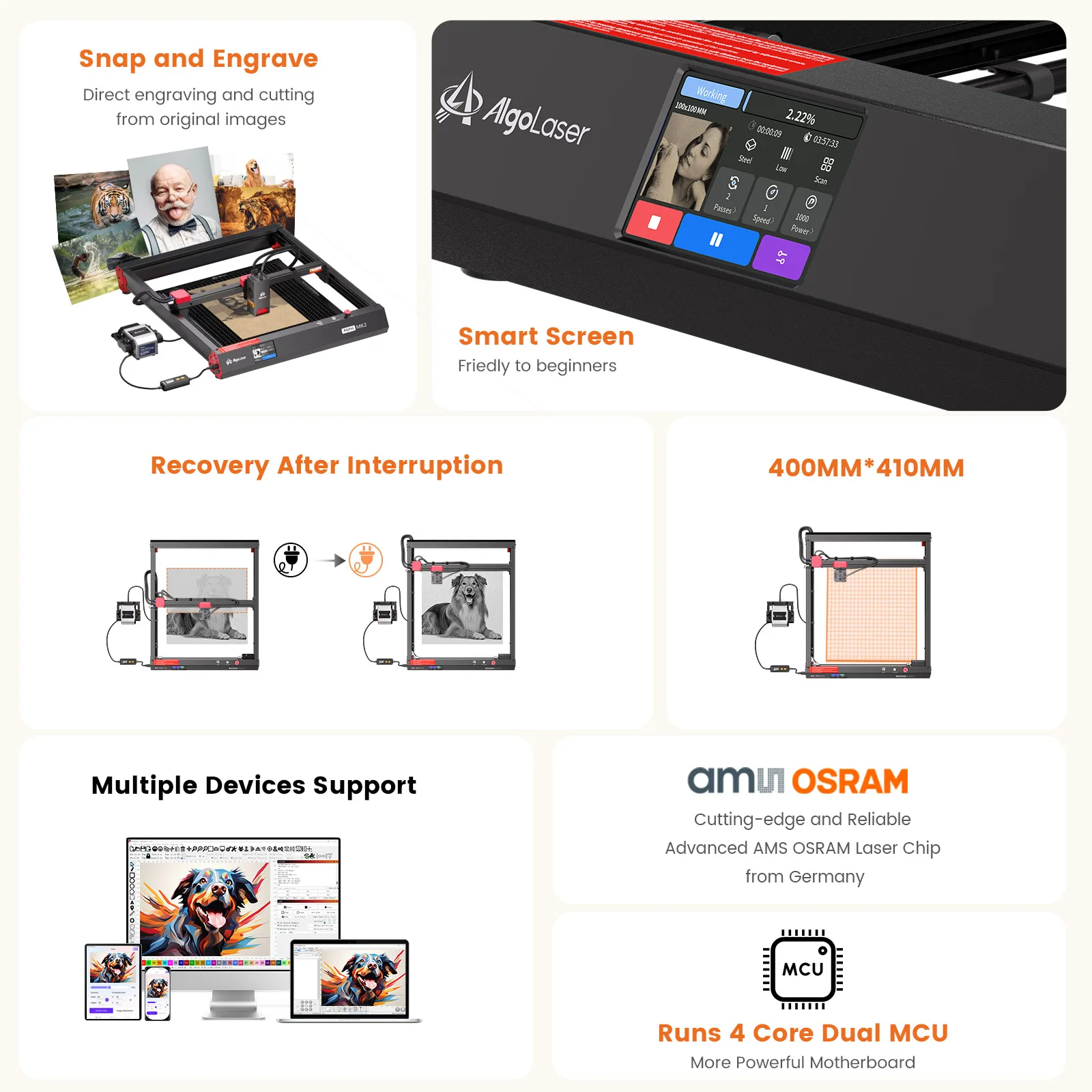 Algola ser 20W Diy Diode Engraver Home Use Cheap Fiber L as er Engraving Machine For Metal Material incisore las er