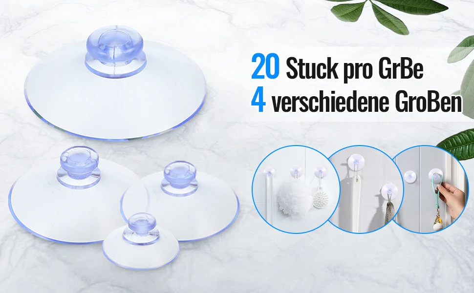 Pack of 20 Transparent Mushroom Head Suction Cups Home PVC Waterproof Tabletop Mirror Windshield Suckers Hanging Tool 2cm