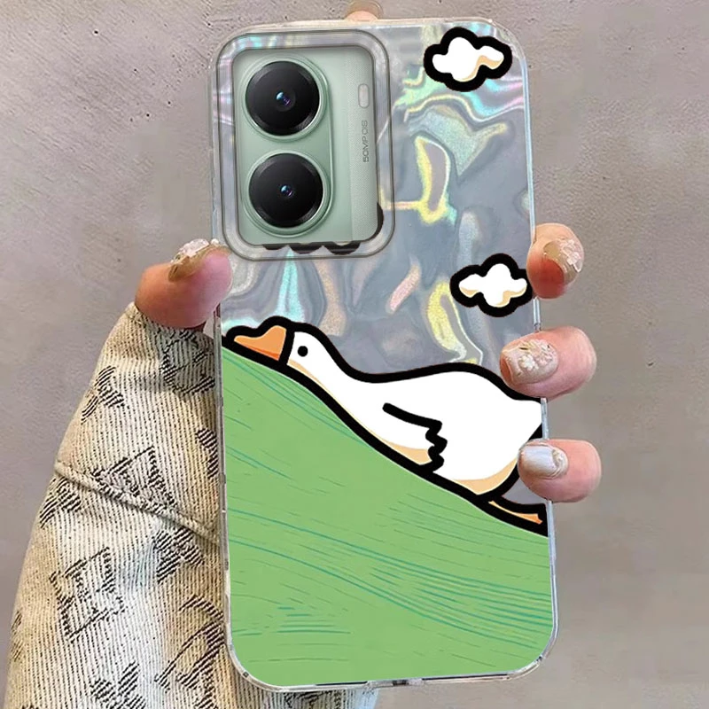Cartoon Nette Ente Tier Telefon Fall Für Xiaomi Poco X7 X6 X5 M6 M2 PRO X3 NFC M5S C75 c71 C65 C61 Abdeckung Welpen Gedruckt Weiche Funda