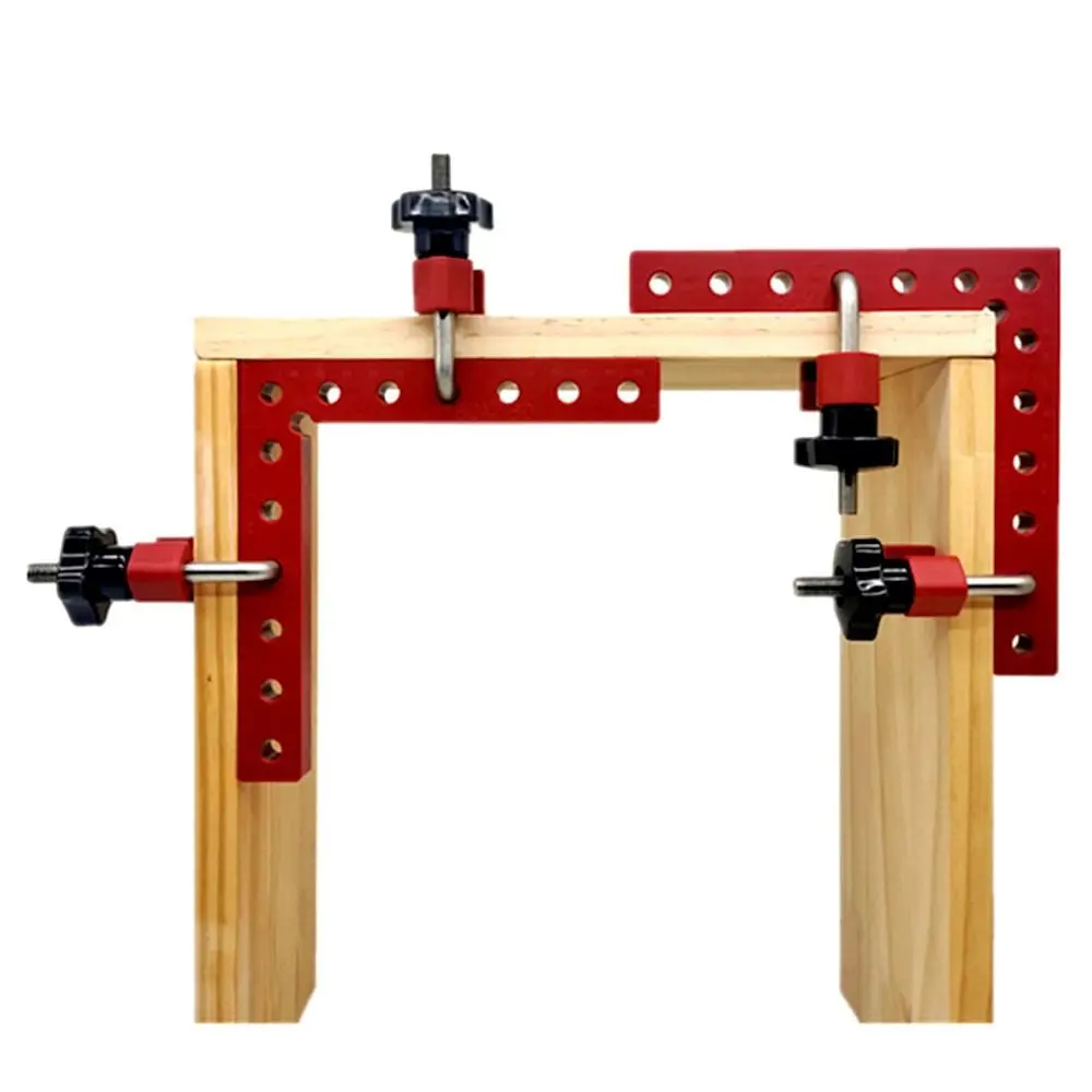 

120/140mm L-Shaped Auxiliary Fixture Aluminium Alloy 90 Degrees Positioning Panel Fixing Clip Adjustable Fixed