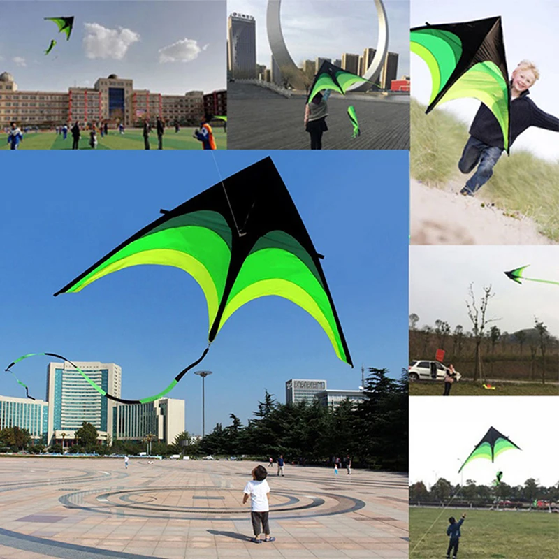 Kites tails with handle outdoor toys for kids kites nylon ripstop albatross kite