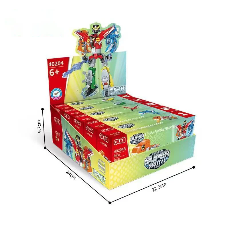 Blocs de construction Robot transformateur Mecha 5 en 1, 9.84 pouces/25cm, Kits de blocs de construction, modèle de dinosaure Mech, briques à assembler, jouets pour enfants, cadeaux d'anniversaire pour garçons