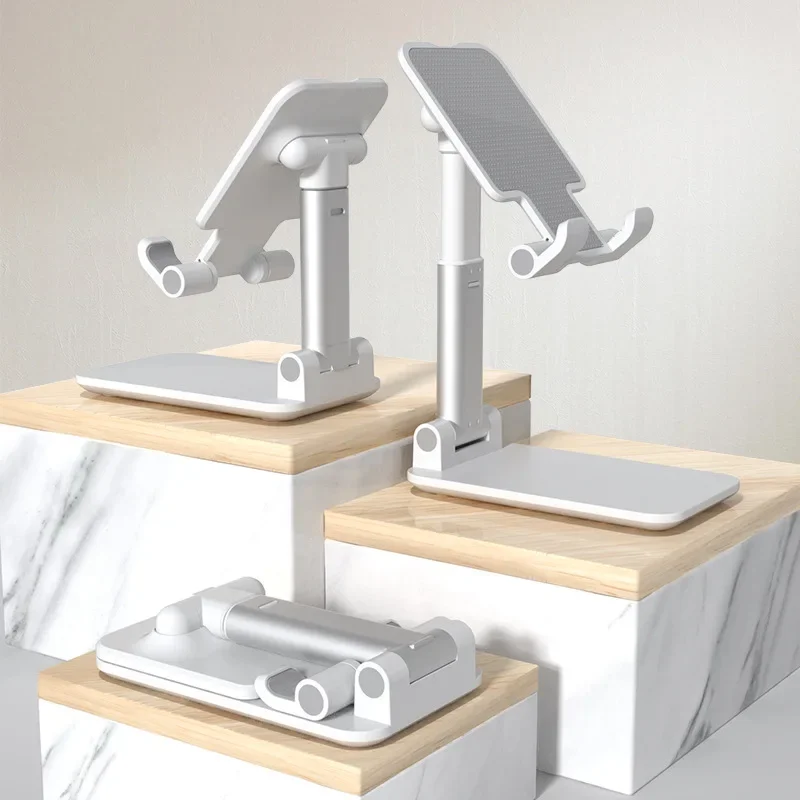 

Portable Desktop Folding Lifting Bracket Mobile Phone Stand Desktop Holder Table Desk Mount for Phone Tablet Portable