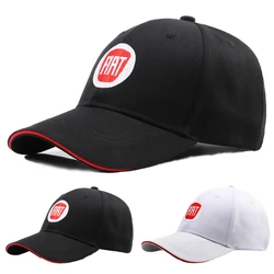 Modny haft na Fiat czapki baseballowe mężczyzn Snapback kapelusz przeciwsłoneczny Hip Hop Trucker Outdoor sport bieganie wędkarstwo regulowane