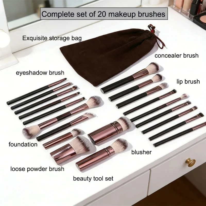 Кисть для консилера с бесшовной отделкой, мягкие волосы, модный дизайн, односторонняя кисть для макияжа, косметический инструмент, изысканная сумка для хранения