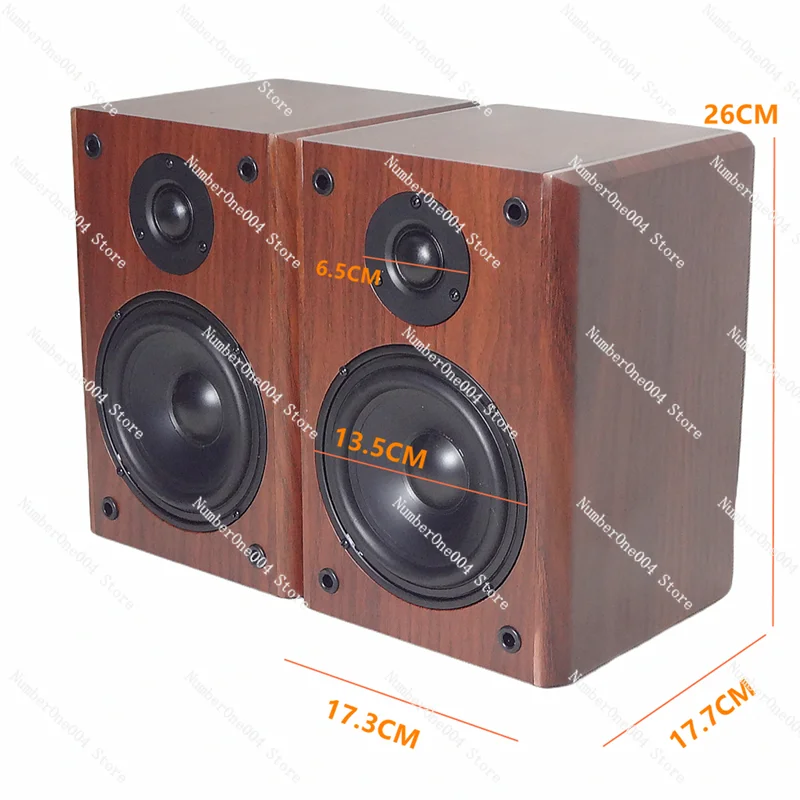 5 inch speaker passive desktop bookshelf wall hanging surround 5 inch high fidelity fever home wood audio