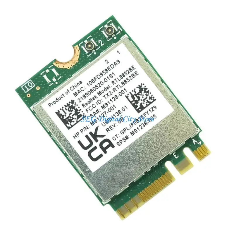 U75B AX1800 Realtek- RTL8852BE M2-NGFF Adapter Bluetooth-compatible5.2 Wireless Wlan