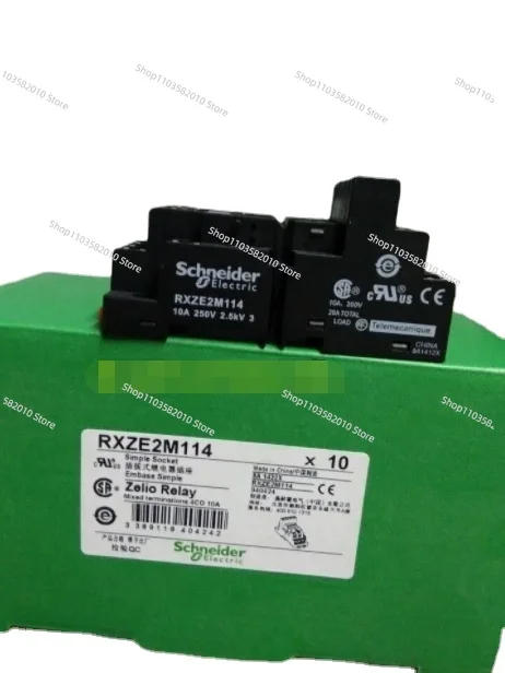 10PCS/1Box New Schneider RXZE2M114 Miniature Relay Sockets In Box Brand