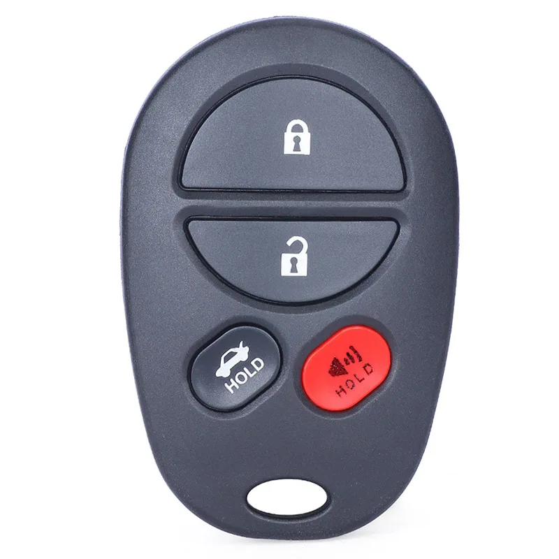 KEYECU 4 Buttons 433MHz for Toyota Aurion 2006-2014, Kluger 2007-2014 Auto Remote Control Key Fob Replacement Australia Market