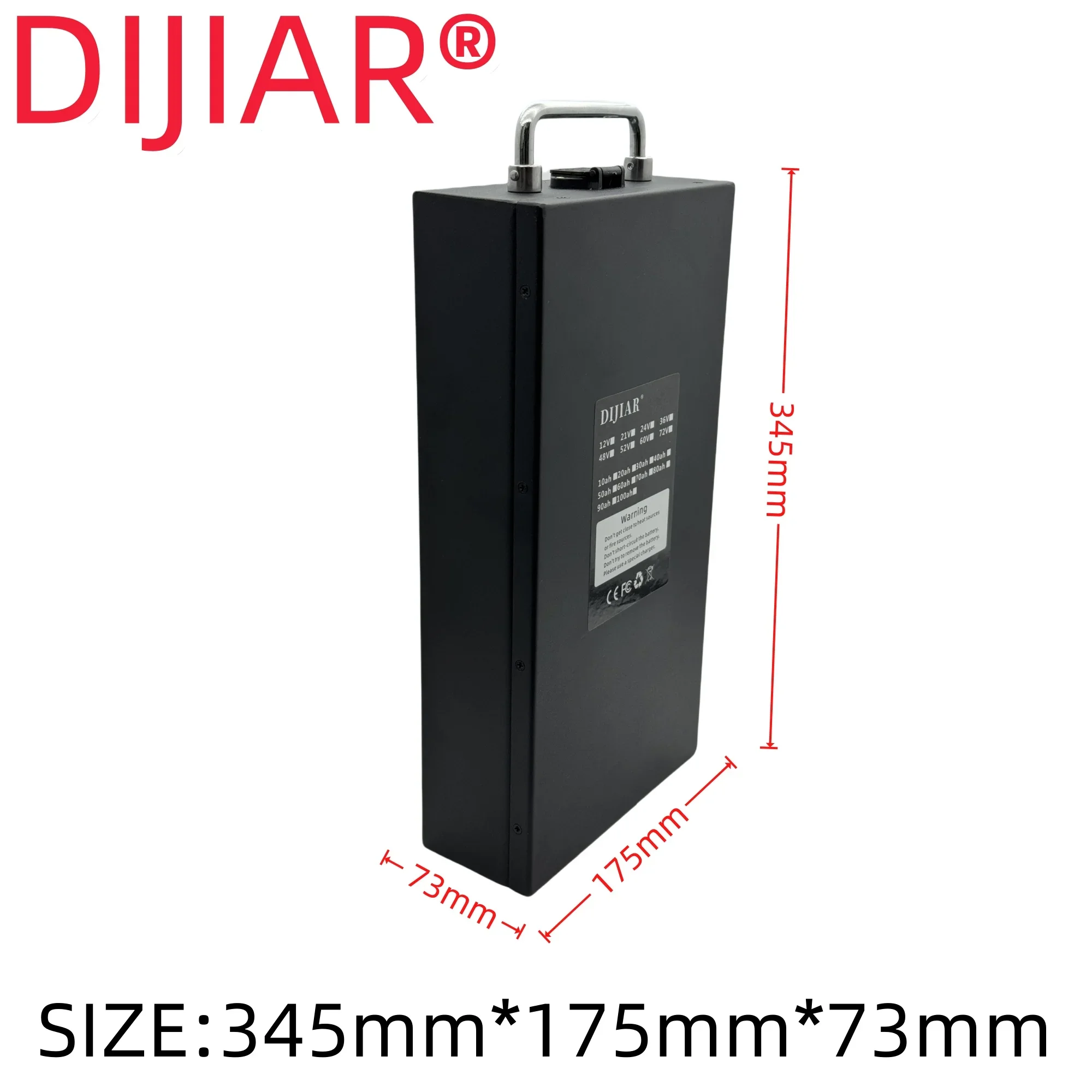 항공 운송, 재고 있음, 24시간 이내 배송 60V20AH-100AH, BMS40AH가 내장된 할리 오토바이 사용