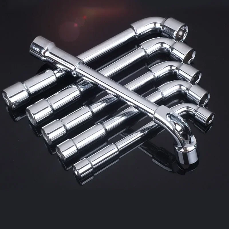 Nouvel arrivage : Clé à douille hexagonale extérieure double tête en L pour perforation de tuyaux 6-24 mm