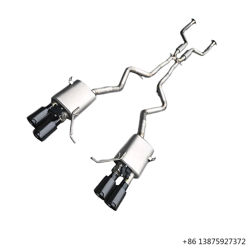 

Титановая выхлопная труба Valvetronic для M3 E92 V8 4.0 2008-2013 с насадками