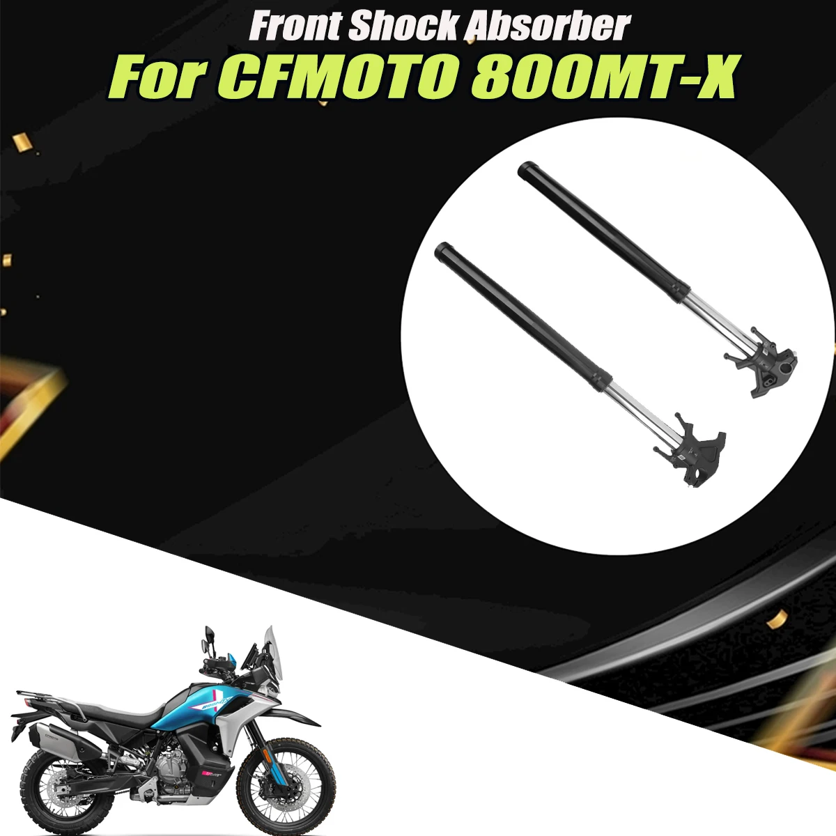 Fit For CFMOTO 800MTX 800MT-X Motorcycle Front Shock Absorber