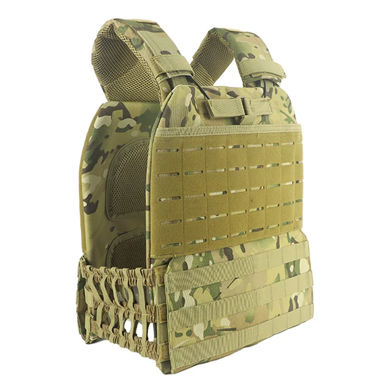 Breathable mesh shoulder straps, outdoor sports equipment, camouflage, weighted, fitness training
