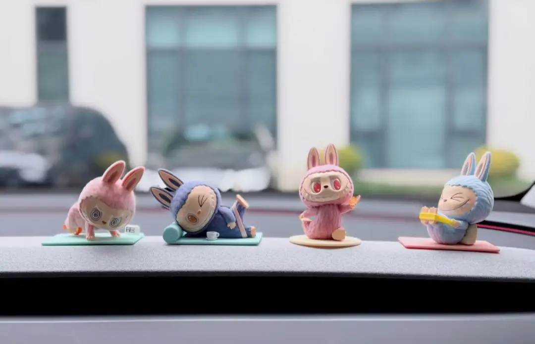 

POP MART Labubu Lazy Yoga Series Kawaii Anime Blind Box Action Figures - Surprise Mystery Dolls Collection