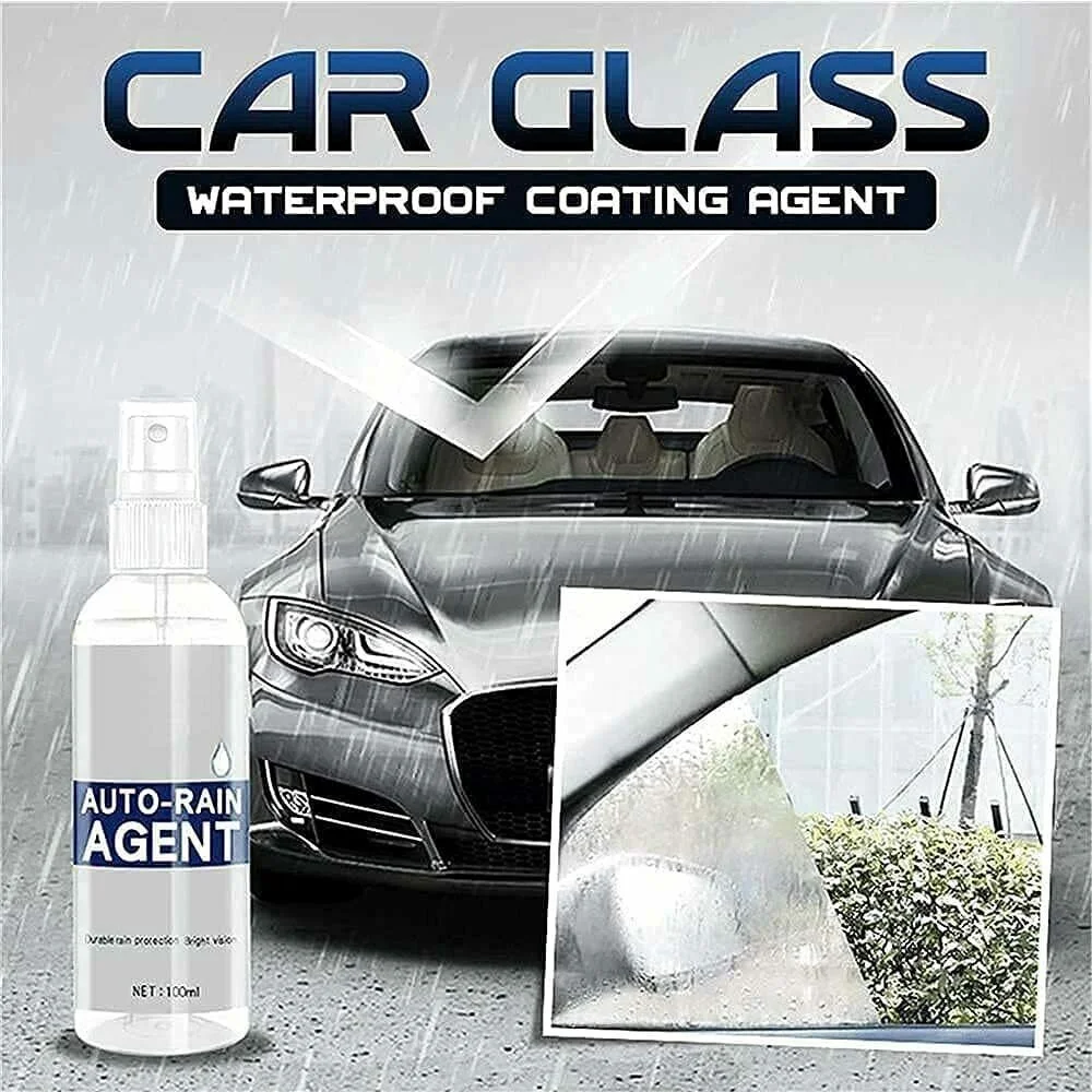 2pcs Auto Anti-Rain Agent Waterproof Rainproof Anti-fog Spray Car Windshield Window Glass Coating Clearner Spray Car Accessior