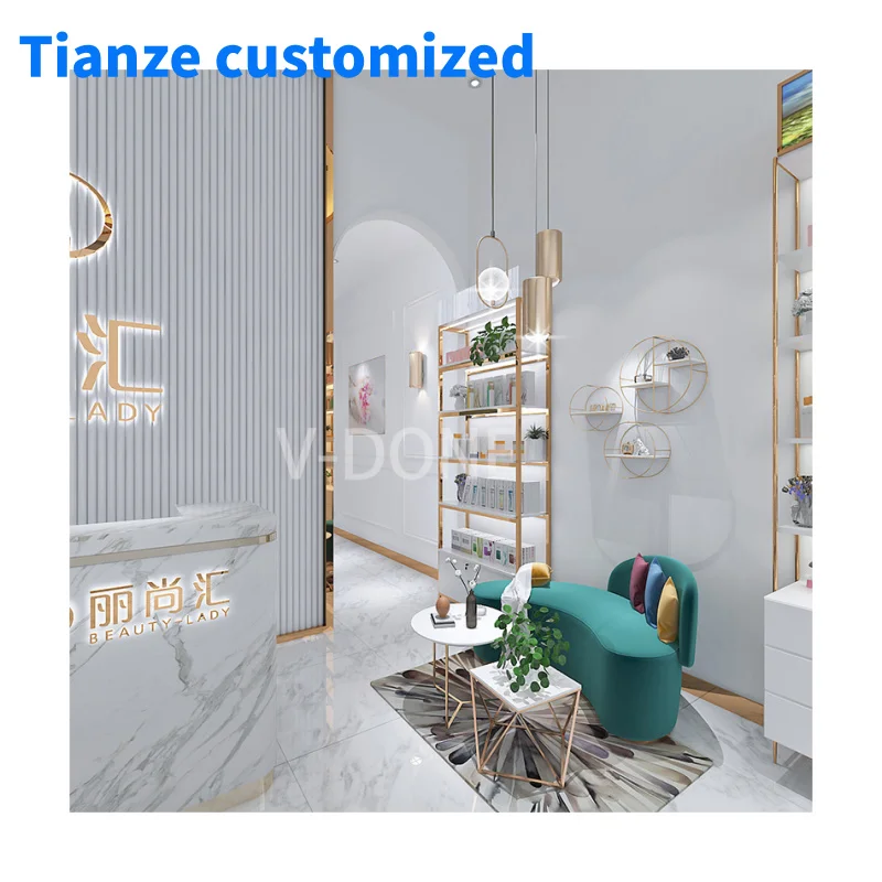 

[Customized]OEM ODM Retail Shop Cosmetic Display Shelves Wall Storage Design Beauty Products Display Cabinets Perfume Makeup Bra