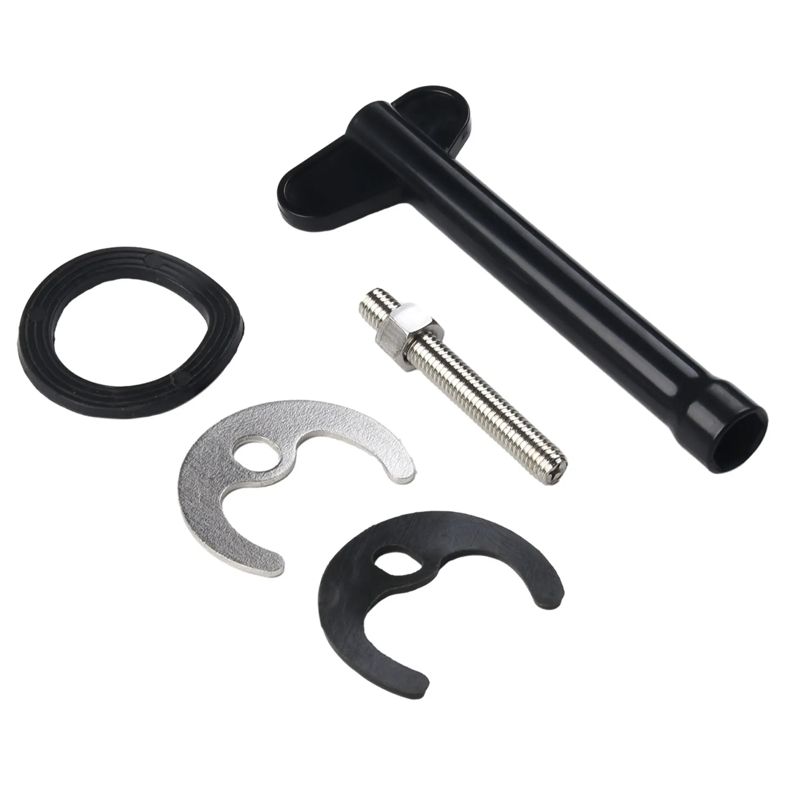 M12Tap Faucet Fixing Fitting Kit Bolt Washer Wrench Plate Set Kitchen Basin Tool 50*40*2mm Tool For Repairing Faucets