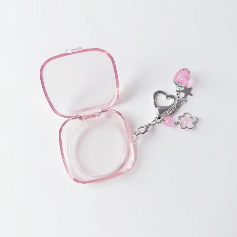 Leeres Licht, 4 Fächer, rechteckig, Lidschatten, Lippenstift, Concealer, Pulverbox, Kosmetikverpackung für DIY-Lidschattenkosmetik mit Loch