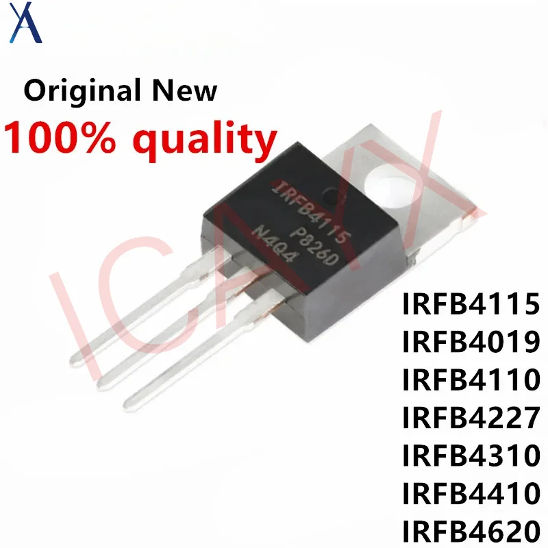 

10pcs IRFB4115PBF IRFB4115 TO-220 IRFB4019 IRFB4110 IRFB4227 IRFB4310 IRFB4410 IRFB4620 IRFB4019PBF IRFB4110PBF IRFB4321