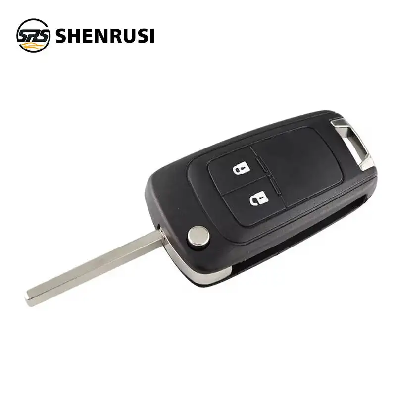 

SHENRUSI 2 Button Fit For Buick OPEL VAUXHALL Zafira Astra Insignia Holden Remote Car Key Shell Fob Cover Case Flip HU100 Blade