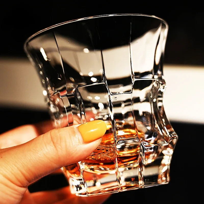 Household Bohemia Crystal Whiskey Glass Red Wine Cups Beer Cup Wine Bottle Wine Set for Bar Tool Barware Glass Crystal Water Cup