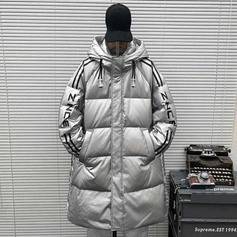 

2026 Down Jacket Winter New Men Women Couples Wear Medium and Long Youth Thickened Large Size Leave-in Premium Coat Hooded Coats