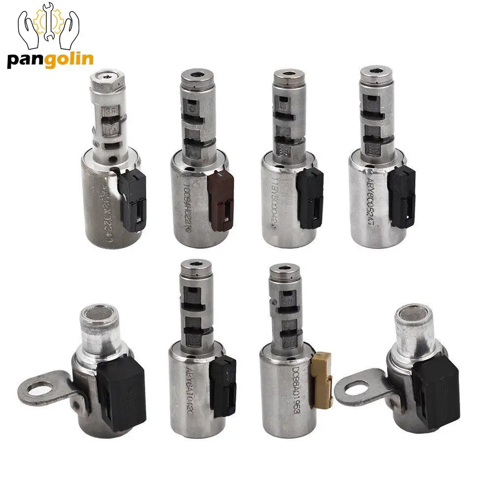 8pcs 6-speed Transmission Solenoid 09G TF60SN for VW Beatles Golf PASSAT Audi TT Mini SKODA SUPERB SAAB 2003-On Refurbished