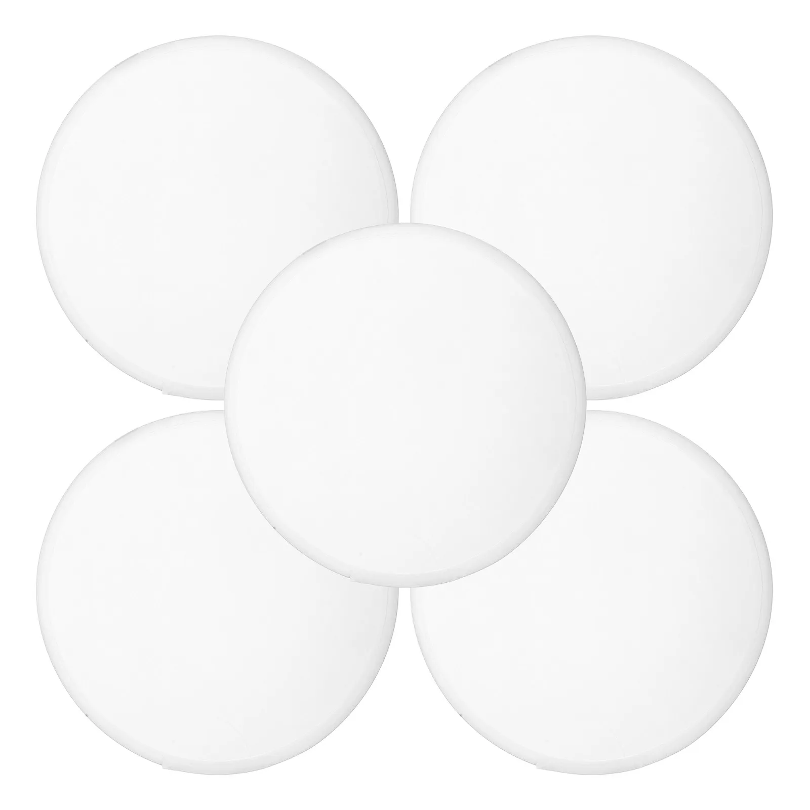 

30 шт. круглых складных вееров-фрисби 9,8 дюйма, белые, из полиэстера, для сублимации, для украшения вечеринок и мероприятий на открытом воздухе