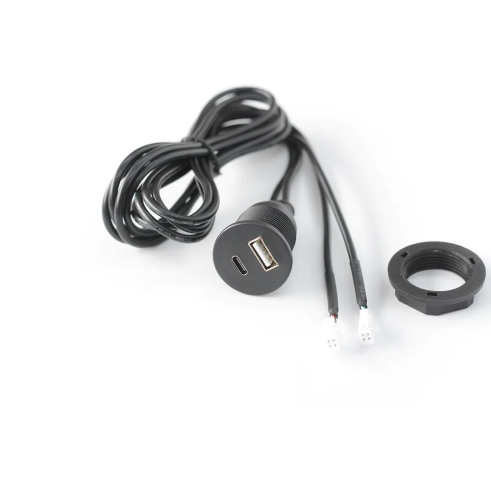and USB 2.0 Car Radio Adapter Cable 4PIN 6PIN Input 150CM Length for Android Navigation Audio System Connection