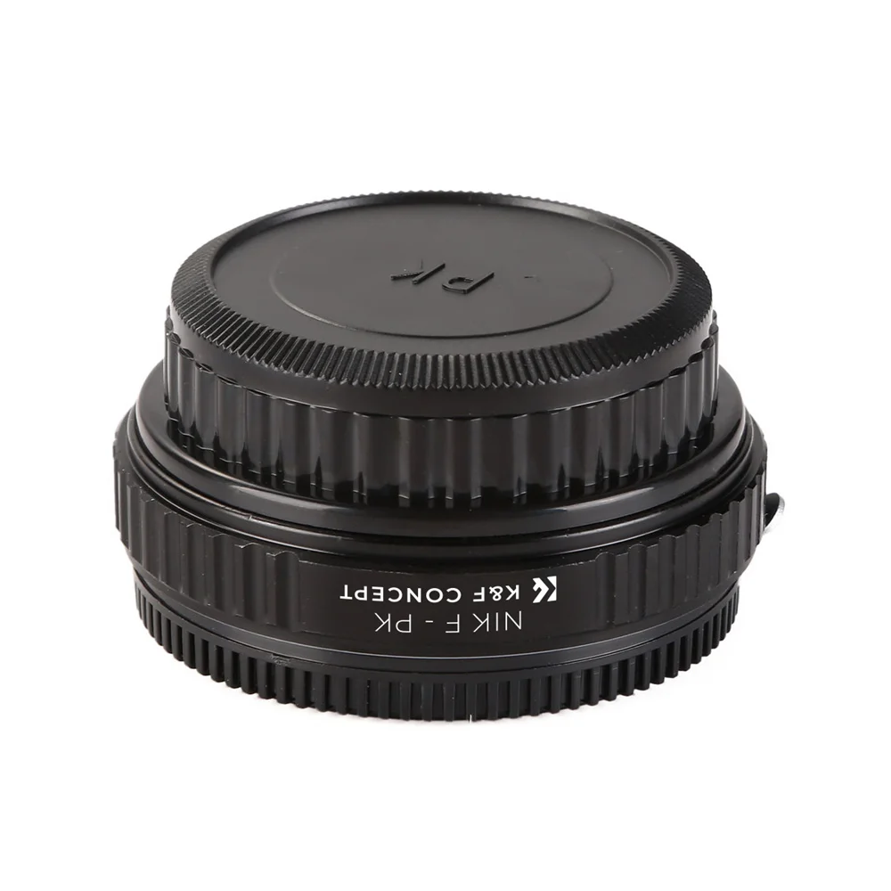 K&F Concept for Nikon F Lenses to Pentax K Lens Mount Adapter with Optic Glass Lens Adapter