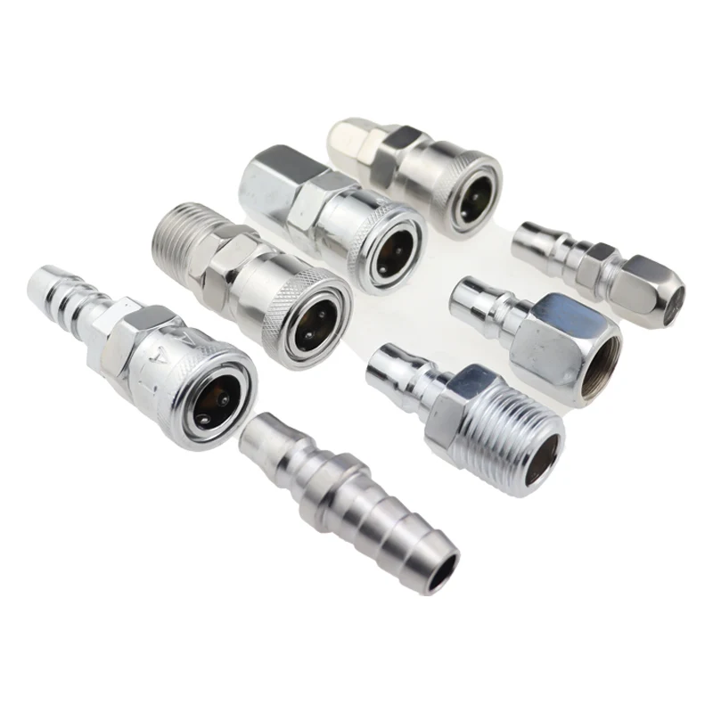 Connettore rapido autobloccante tipo C compressore d'aria pompa d'aria tubo dell'aria docking testa maschio e femmina tubo dell'aria inserimento rapido pneum