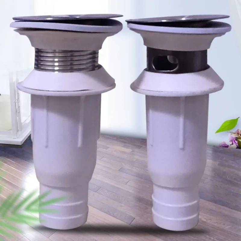 70 مللي متر أنبوب تصريف الوجه للحوض الفولاذ المقاوم للصدأ/PP كونترتوب بالوعة للحمام شبه الصلب استنزاف الأنابيب كذاب نوع #1