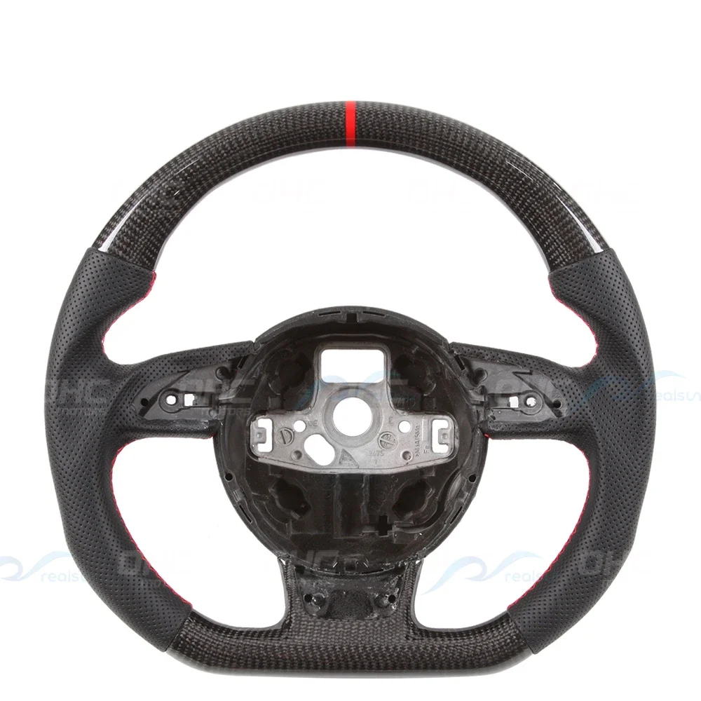 Top quality 100%Real Carbon Fiber Steering Wheel Fashion durable  