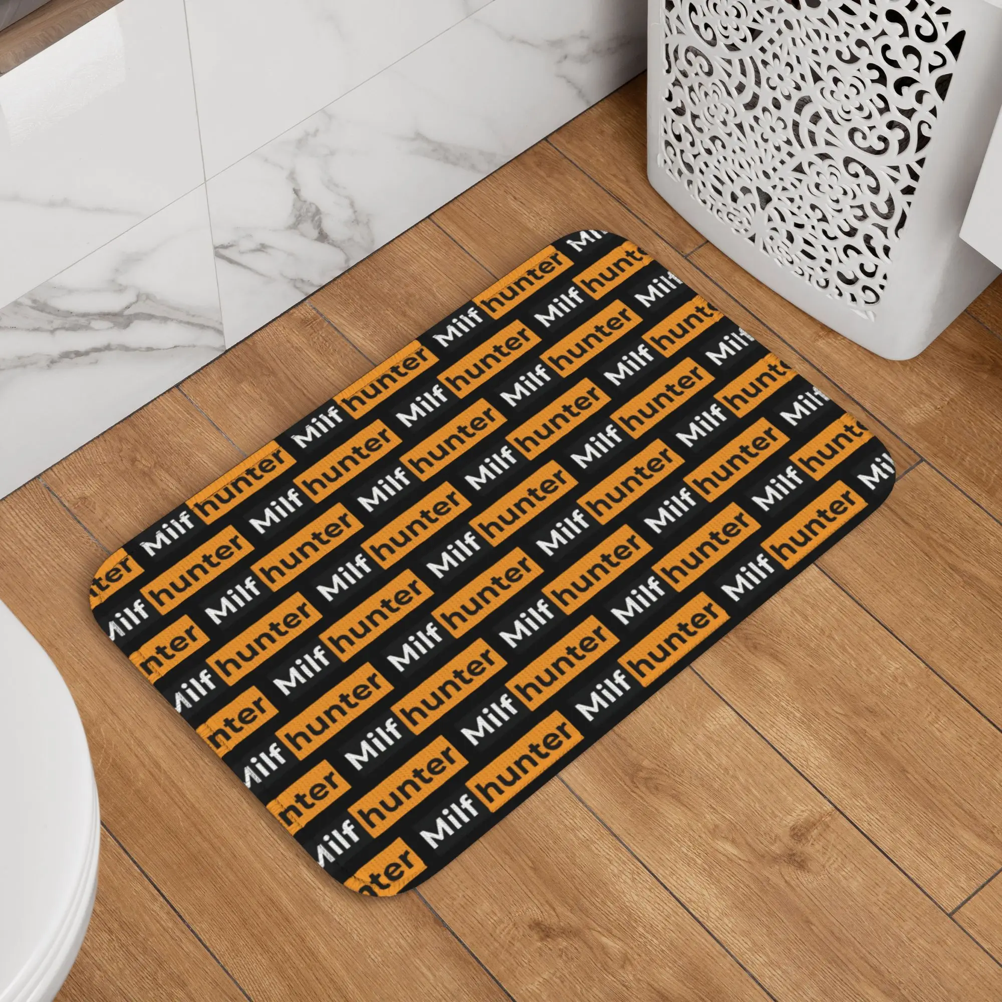 

Забавный коврик для входной двери с юмористическим принтом «Охотник на MILF» для взрослых, уличный, для ванной, кухни, гостиной, прихожей