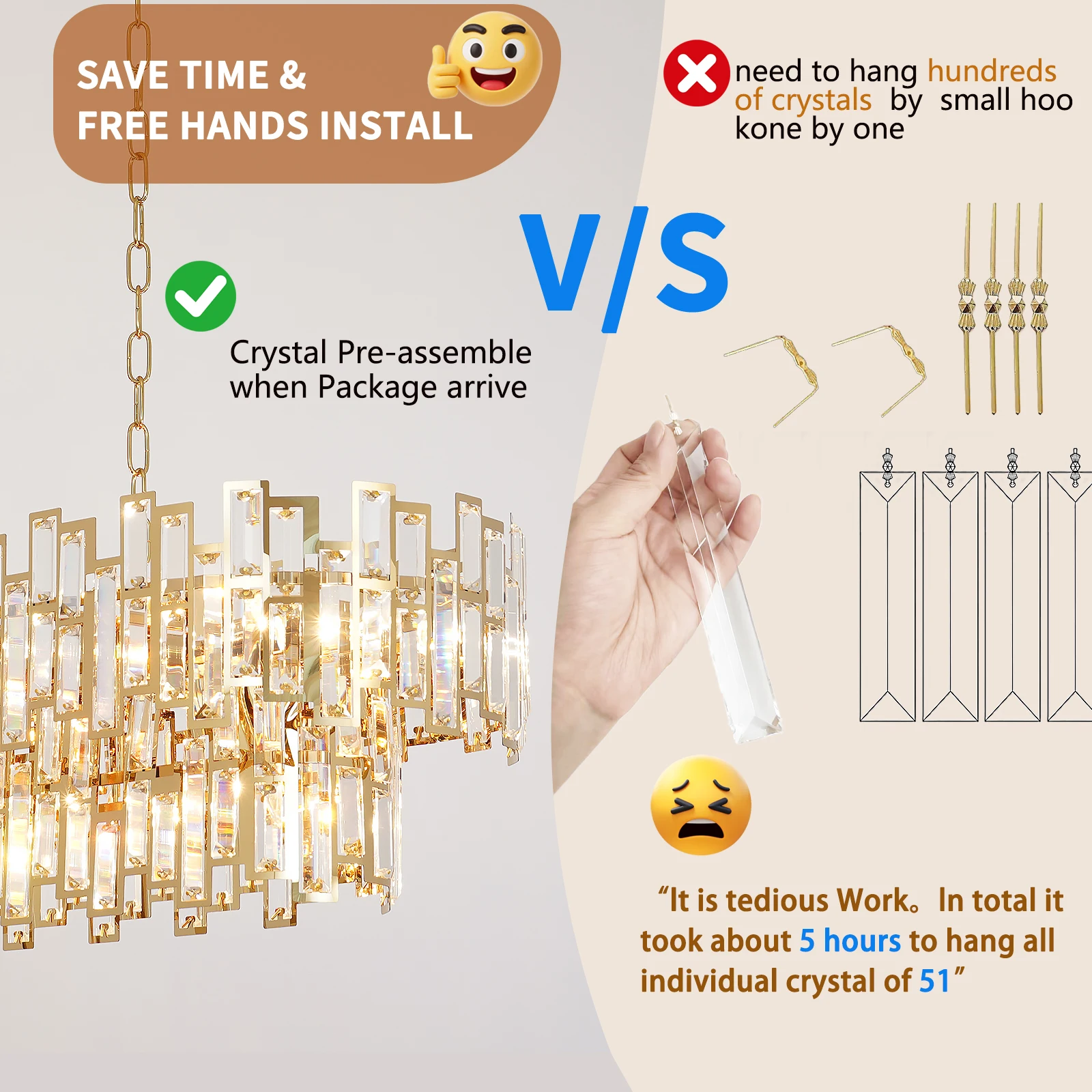 

Современные прямоугольные люстры для столовой, большие роскошные 2-уровневые золотые хрустальные подвесные потолочные светильники K9 для кухонного острова