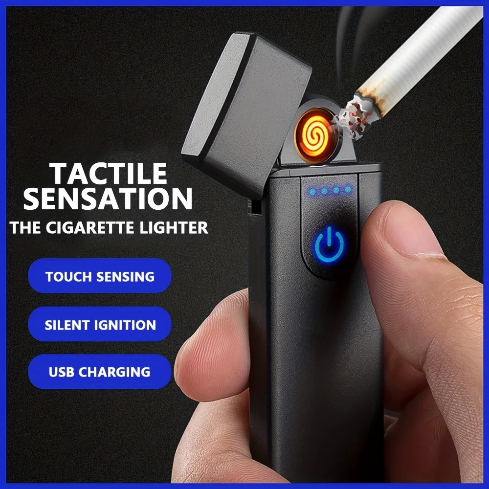 Electric Lighters Portable Fast Charging Plasma Lighters Gifts for Friends and Family Outdoor Products Smoke Accessories 2025New
