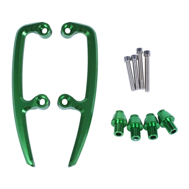 Rear Grab Bars Rear Seat Pillion Passenger Grab Rail Handle Parts Component For Kawasaki NINJA650 Z650 NINJA 650 2017-2021 Green