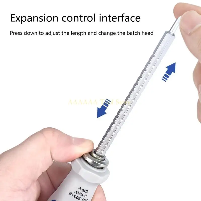 A2BE 18 In 1 Multifunctional Telescopic Screwdriver Household Appliances Repair Tool