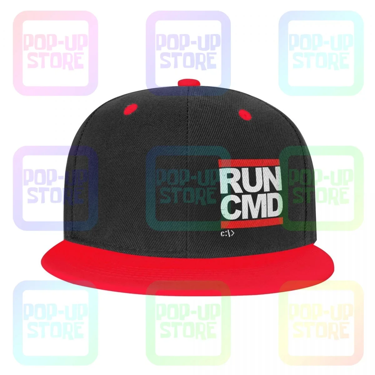 Run Cmd Dmc Hacker Computer Scientist Snapback Cap Colorful Baseball Caps Hat Splicing Adjustable