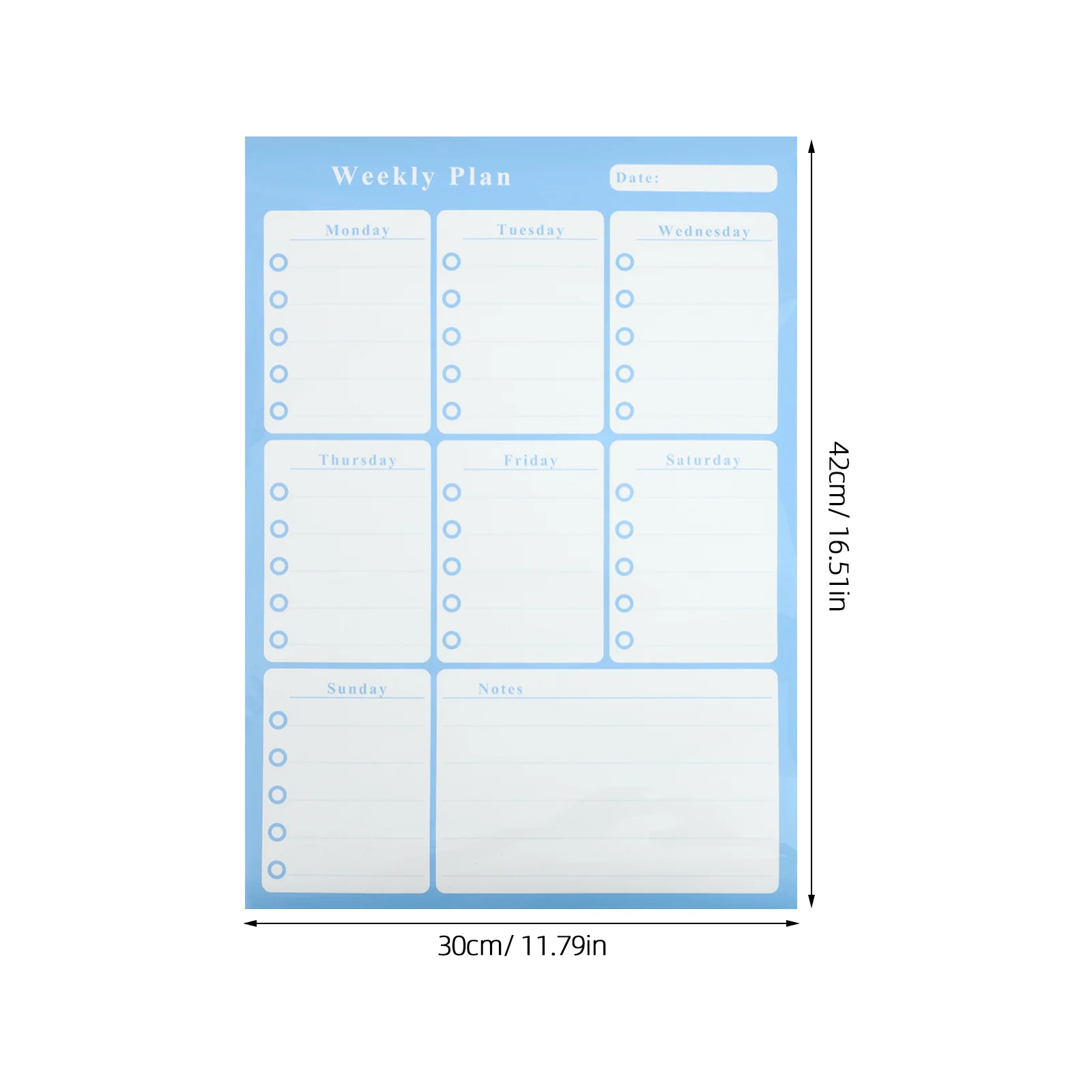مخطط جدول مغناطيسي، لوح مسح جاف، مخطط أسبوعي قابل لإعادة الاستخدام للأعمال، منظم للثلاجة، روتين يومي #6