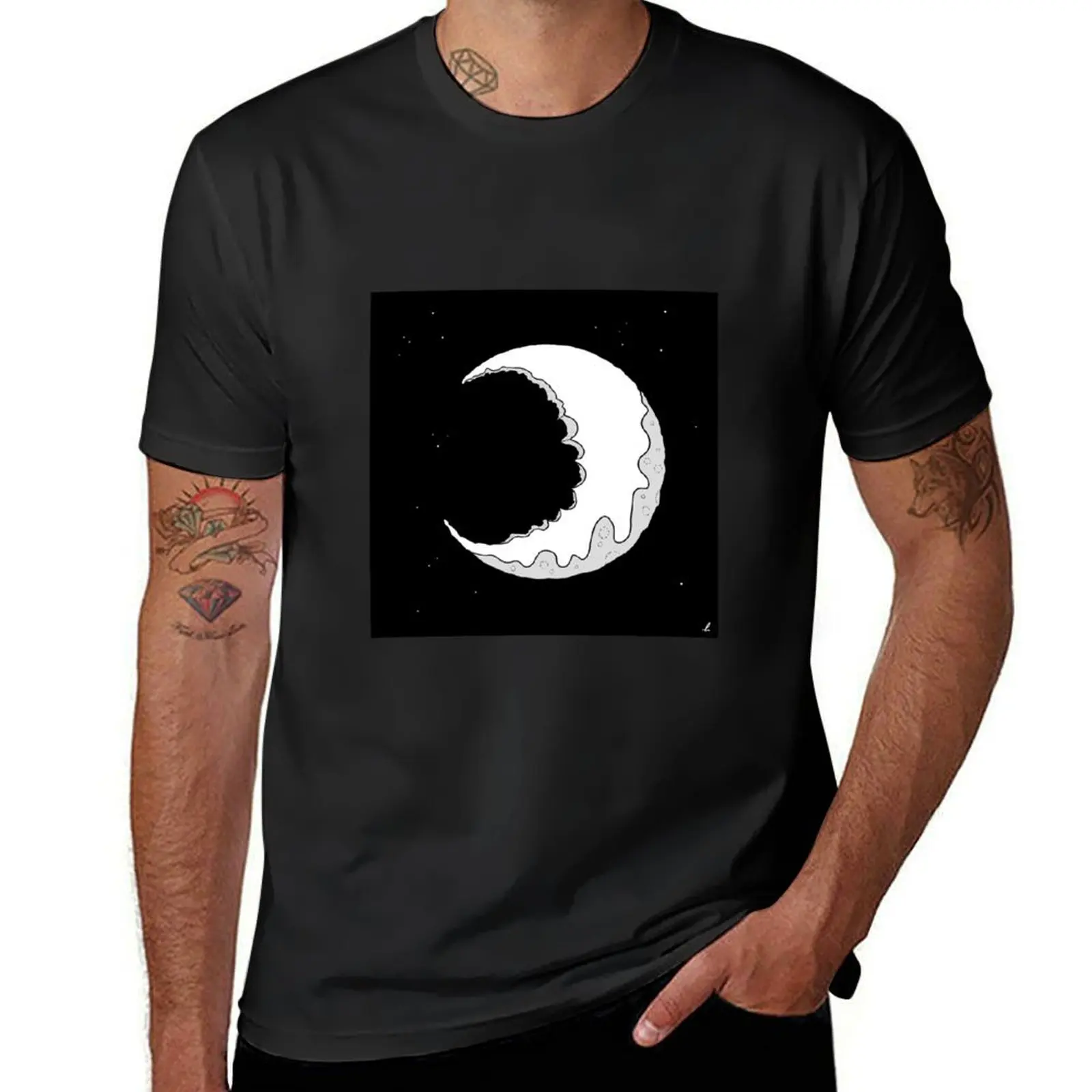 Donut Moon T-Shirt anime shirts graphic tees slim fit t shirts for men