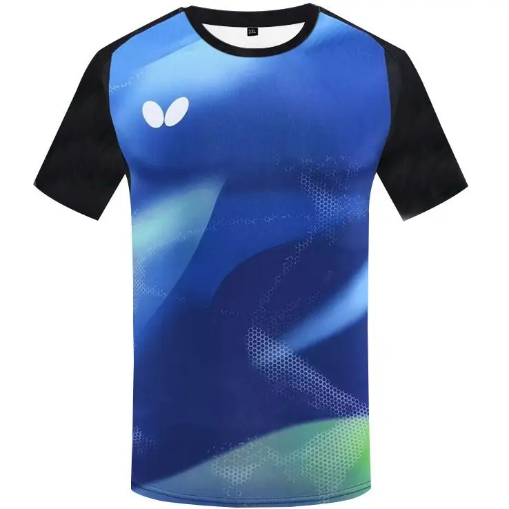 Men's O-Neck Short-Sleeved T-Shirt Head Tennis Shirt Table Tennis Badminton T-Shirt Tracksuit Breathable and Light Casual Tshirt