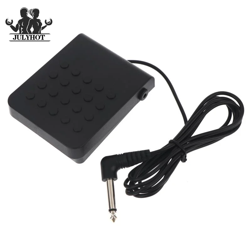 1Pcs Universal Sustain Pedal With Chrome Pedal Non Slip Base For All Digital Pianos Electronic Keyboards Home Practice
