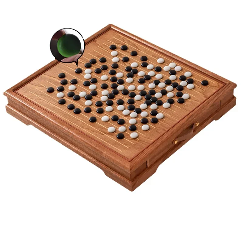 Children's Gozi dupla face xadrez Board Set, mesa de xadrez, Dwen, Cloud Go, Home presente, 2 em 1